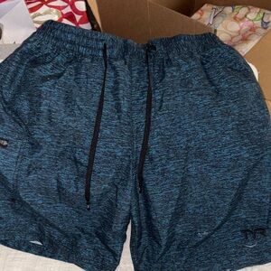 Men's Blue Athletic Shorts TYR YOUTH